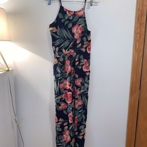 Hollister Floral Jumpsuit